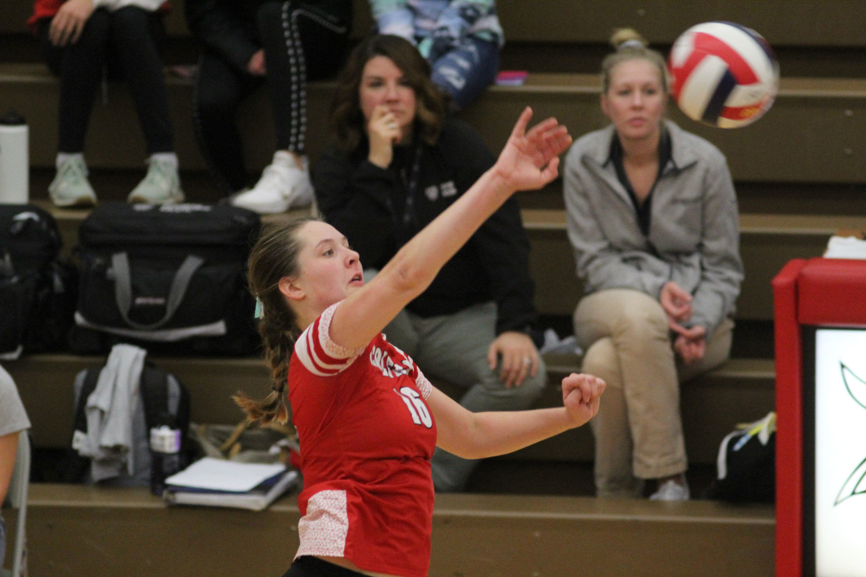 Cameron at Colfax volleyball regionals 10-24-19
